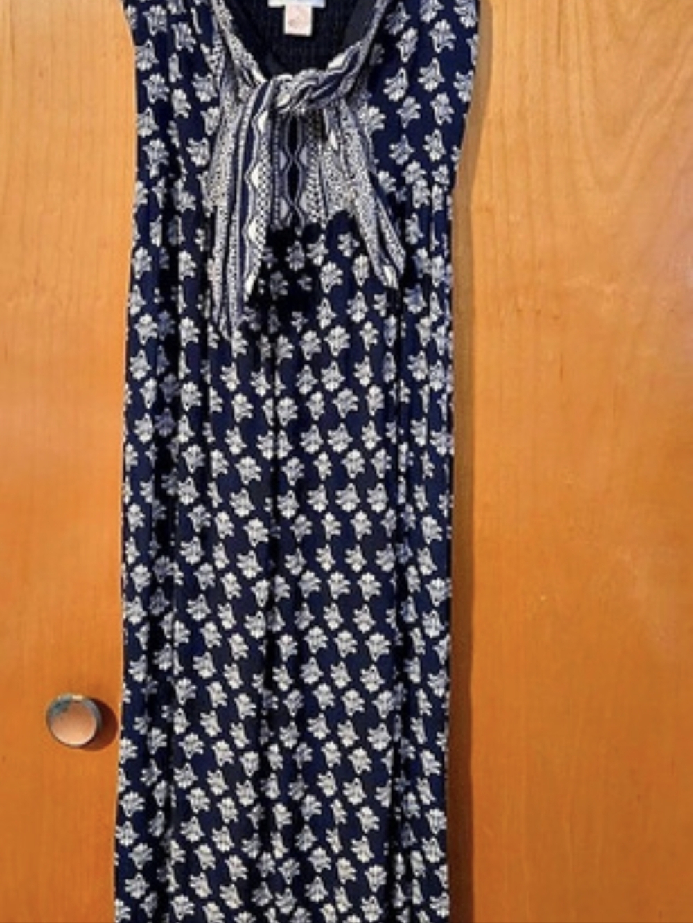 a.n.a Floral Maxi Dress in Blue & White Size XS Like New